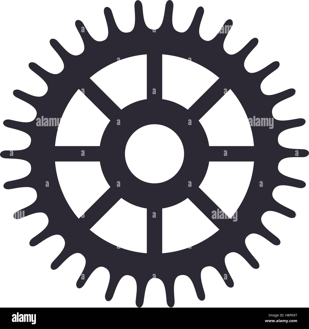 gear setting isolated icon vector illustration design Stock Vector ...