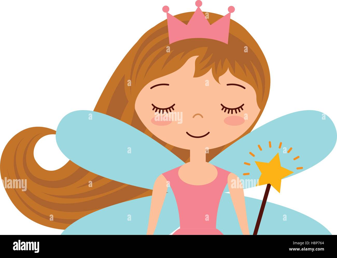 cute Fairy Godmother character vector illustration design Stock Vector  Image & Art - Alamy
