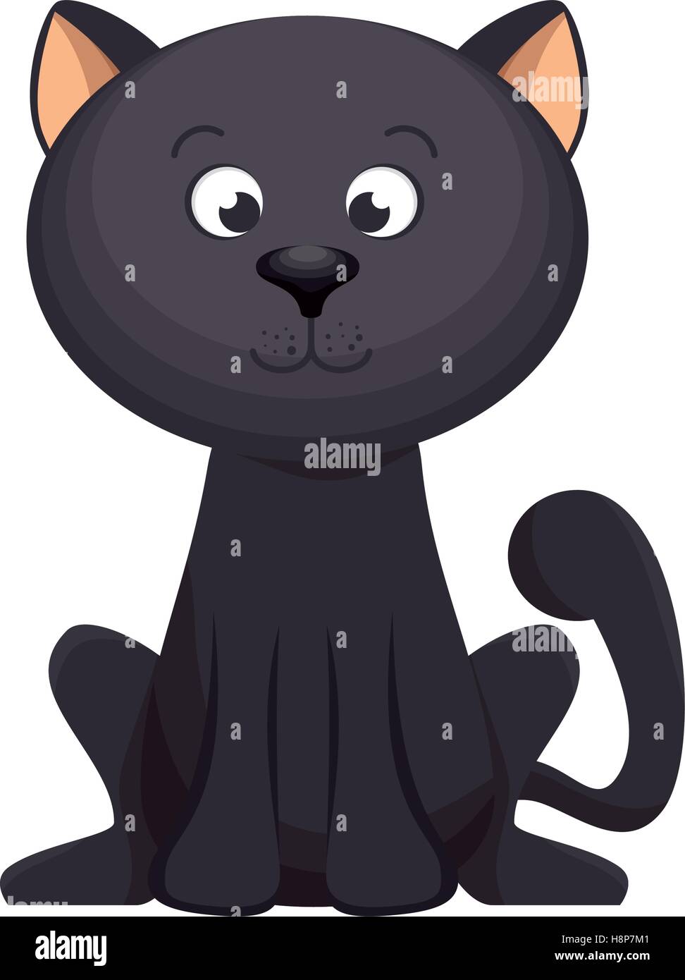 cute cat mascot icon vector illustration design Stock Vector Image ...