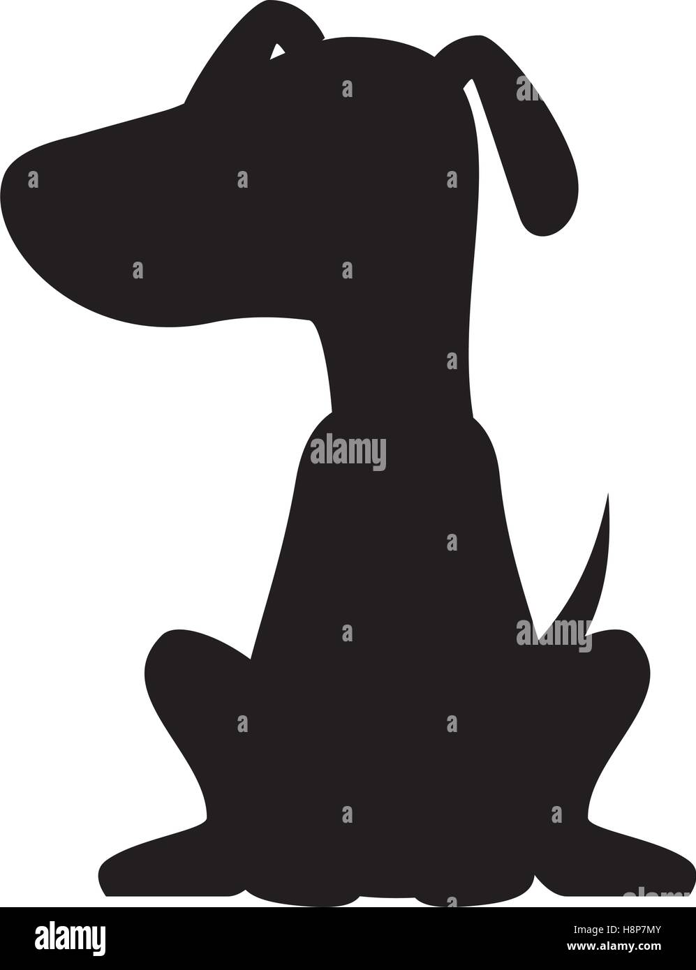 cute dog mascot icon vector illustration design Stock Vector Image ...