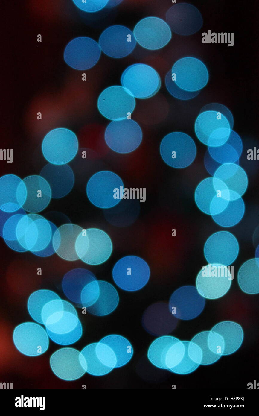 Bokeh lights blue hi-res stock photography and images - Alamy