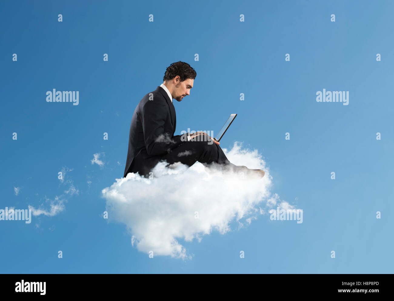 Internet and social network concept Stock Photo
