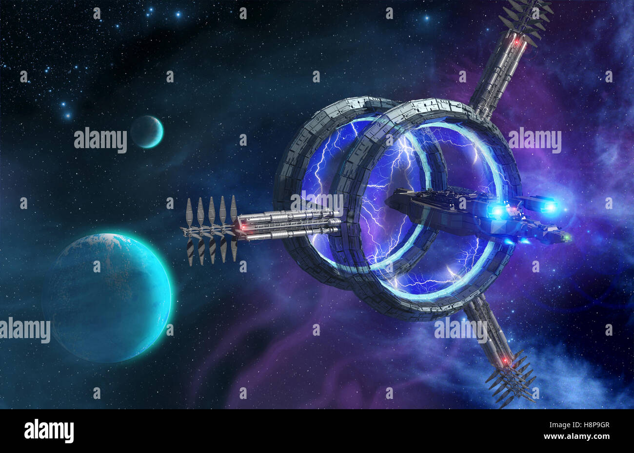 Jump Gate To Anuradha-Prime Stock Photo - Alamy