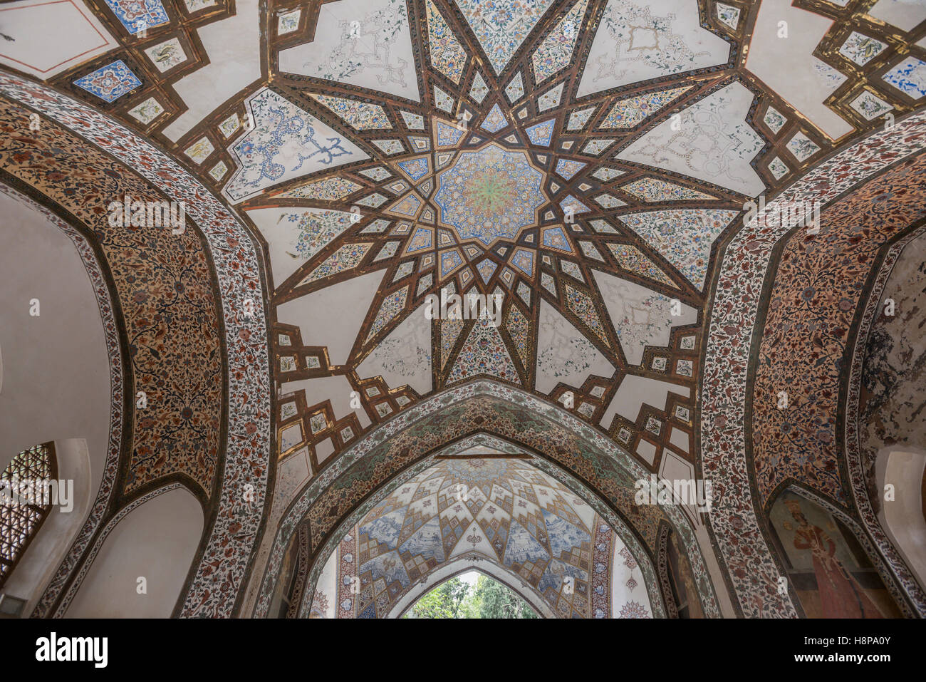 Bagh e fin gardens at Kashan Iran Stock Photo