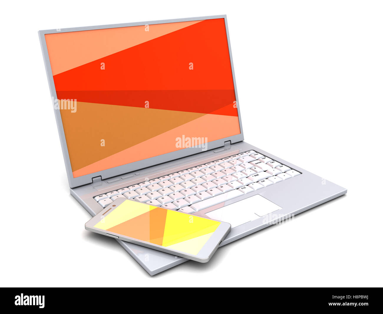 3d computer laptop mobile phone hires stock photography and images Alamy