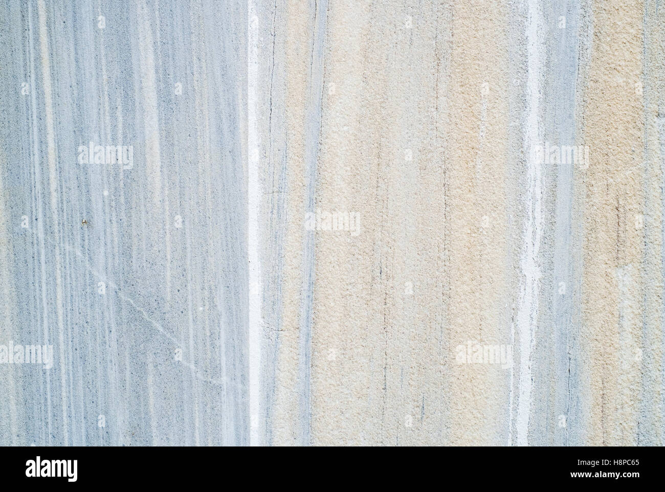 Antique external striped marble building's jacket. Abstract background Stock Photo