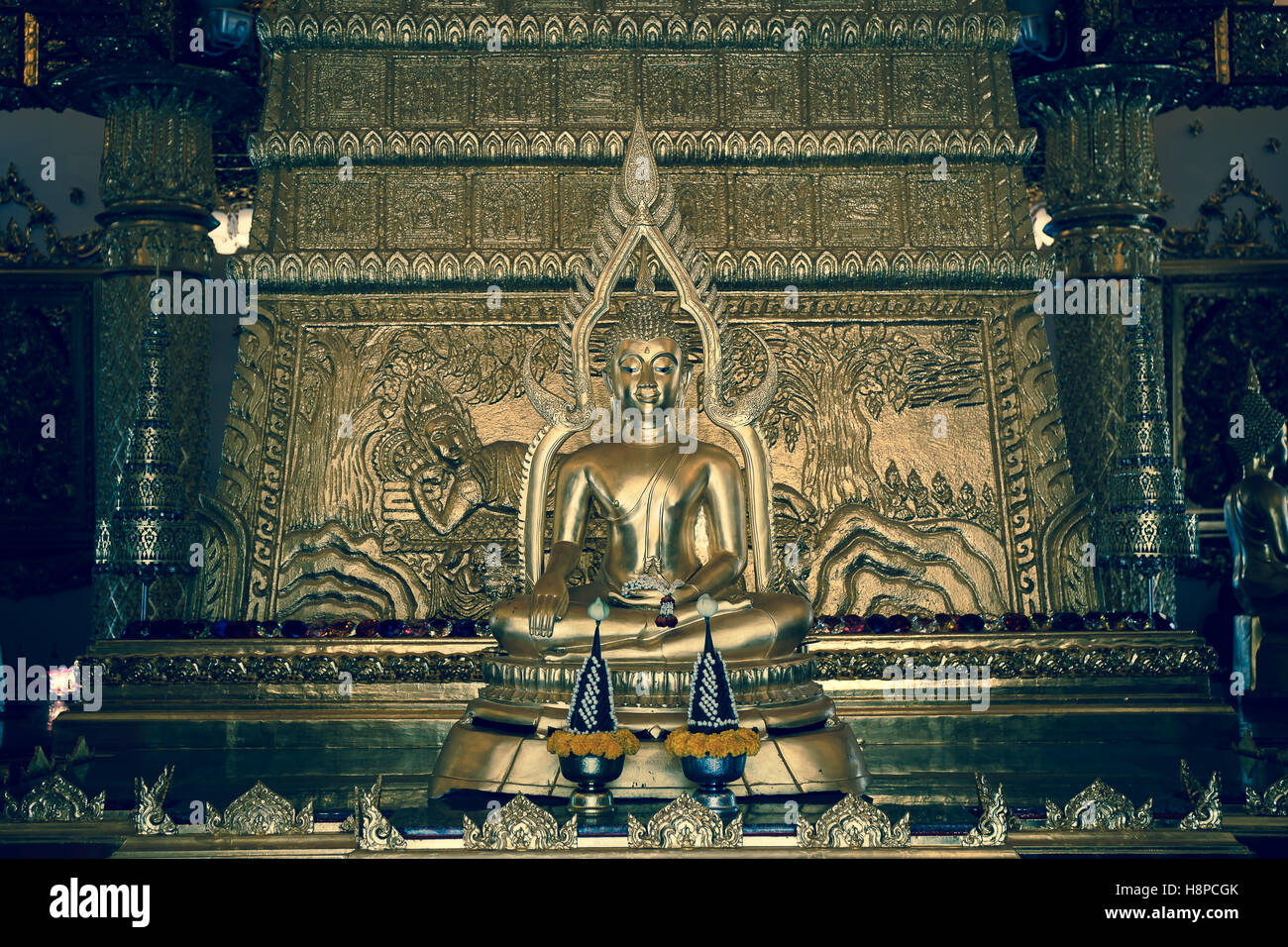 Buddha temple in Thailand Stock Photo - Alamy