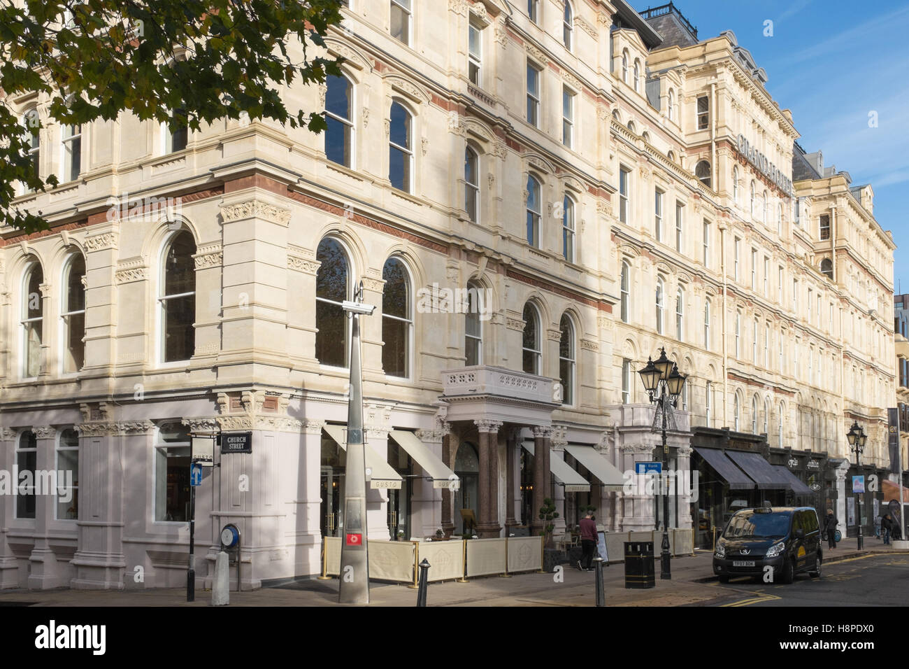The refurbished Grand Hotel in Colmore Row, Birmingham Stock Photo