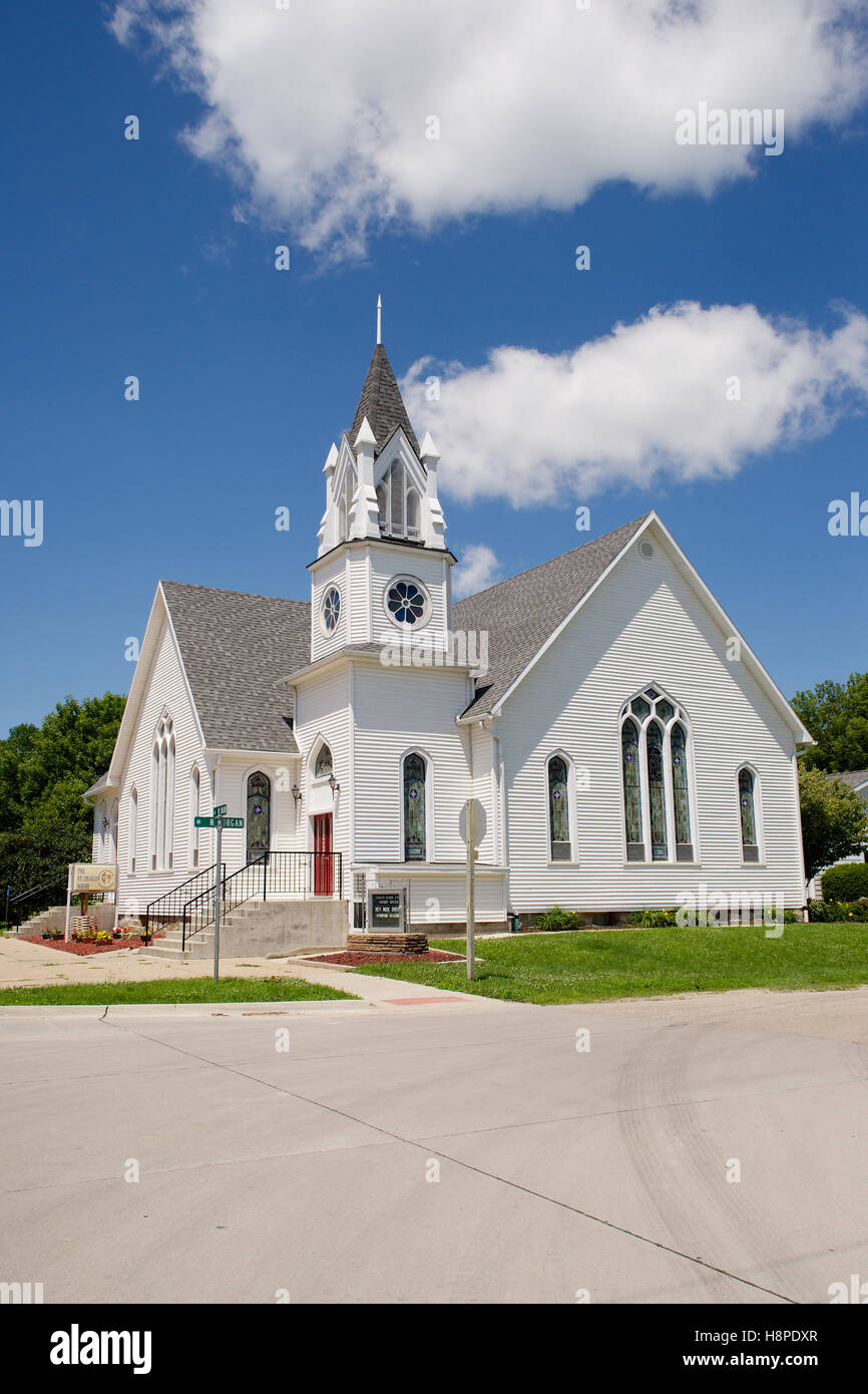 Saint Charles Parish, St Charles, Madison County, Iowa, USA Stock Photo