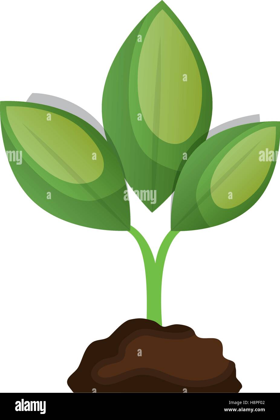 ecology plant symbol icon vector illustration design Stock Vector Image ...