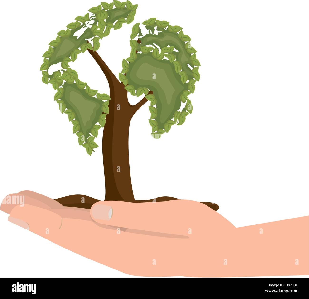 ecology plant symbol icon vector illustration design Stock Vector Image ...