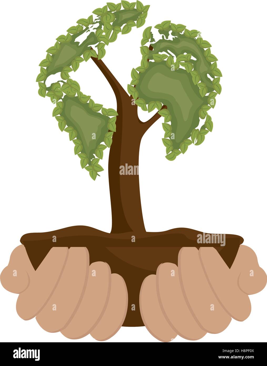 ecology plant symbol icon vector illustration design Stock Vector Image ...