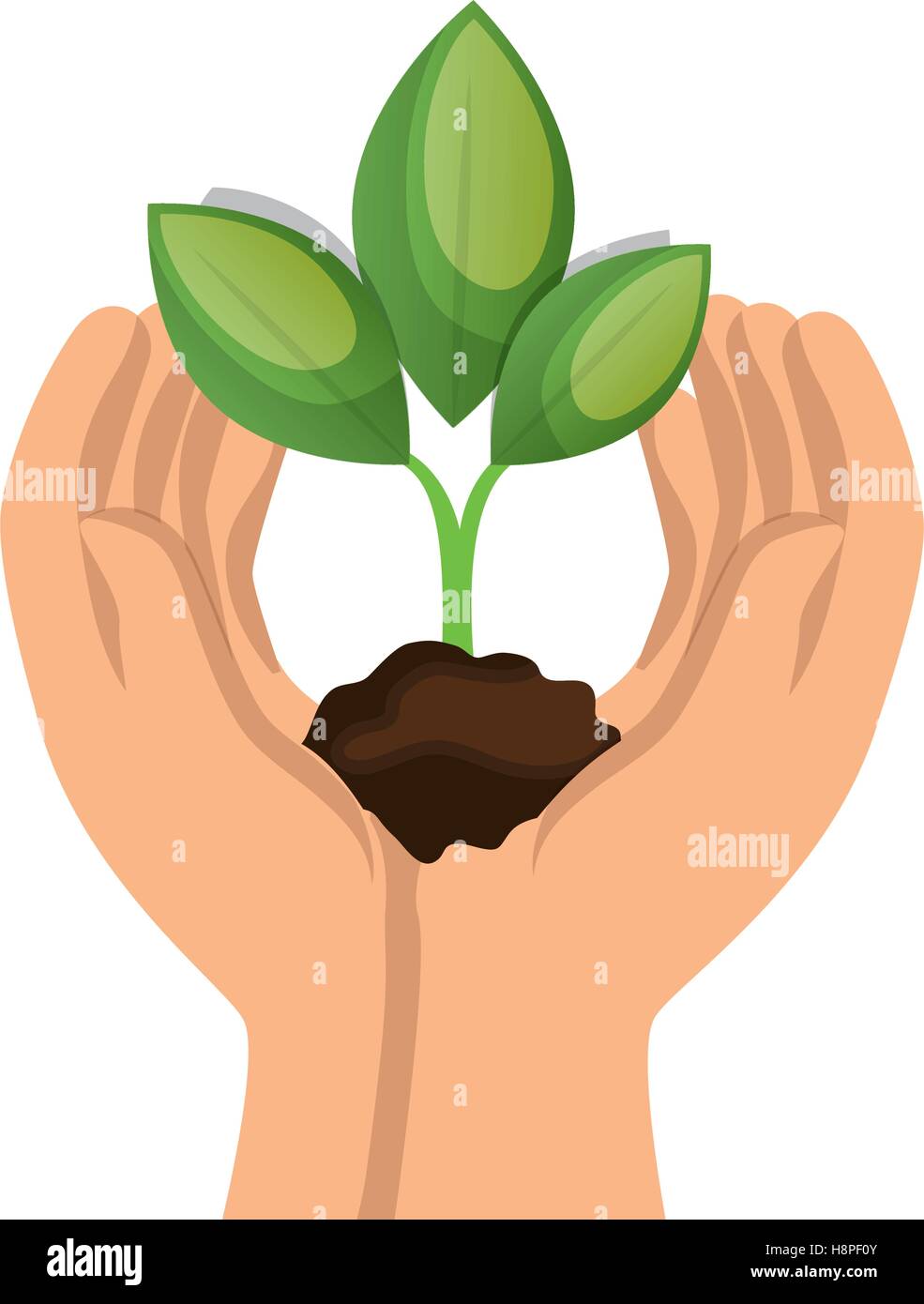 ecology plant symbol icon vector illustration design Stock Vector Image ...