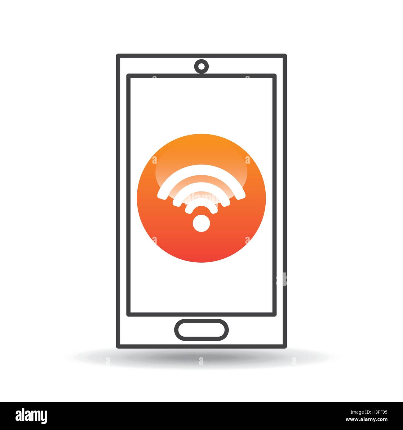 device mobile icon social media graphic vector illustration