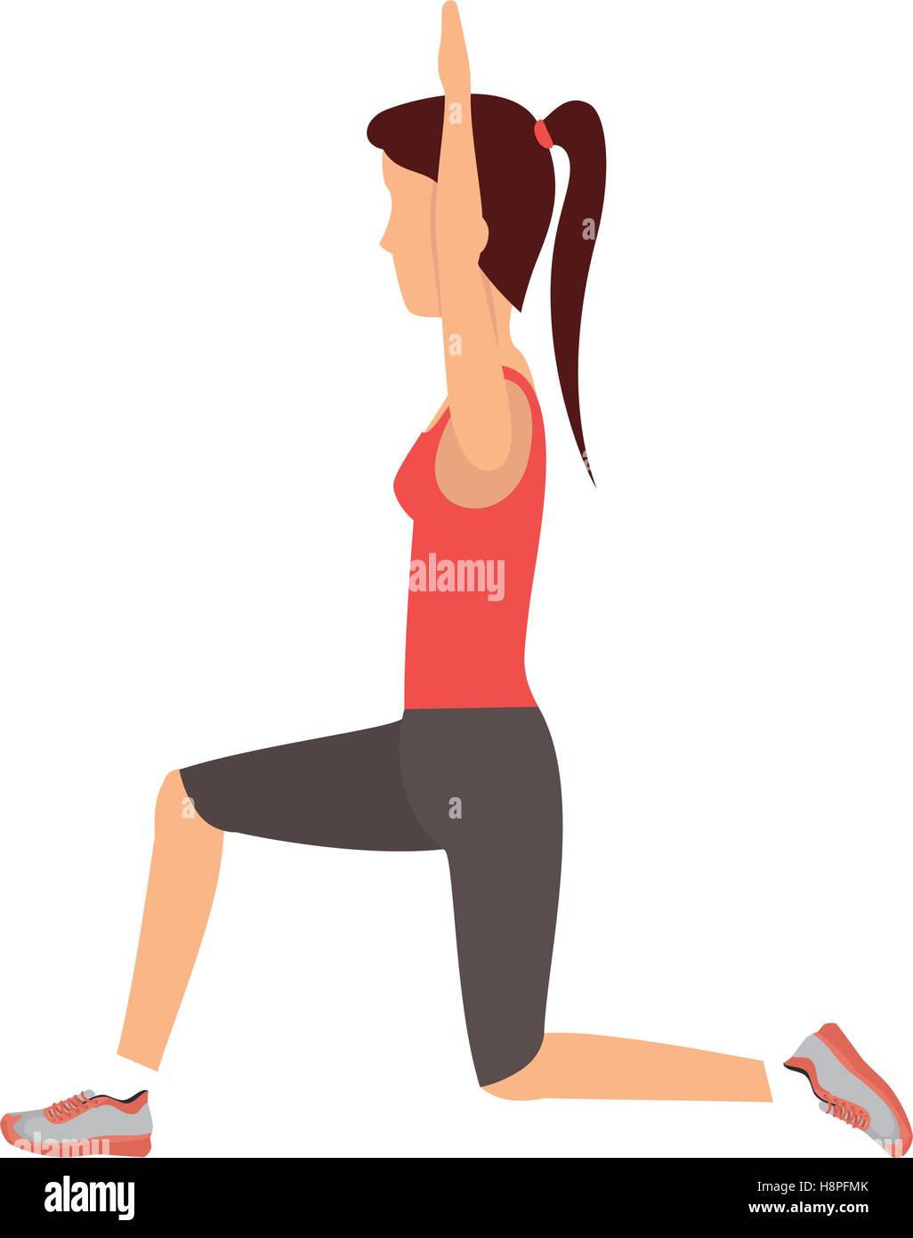 Exercise Graphics Penterest Person exercising in gym vector illustration design Stock Vector Image ...