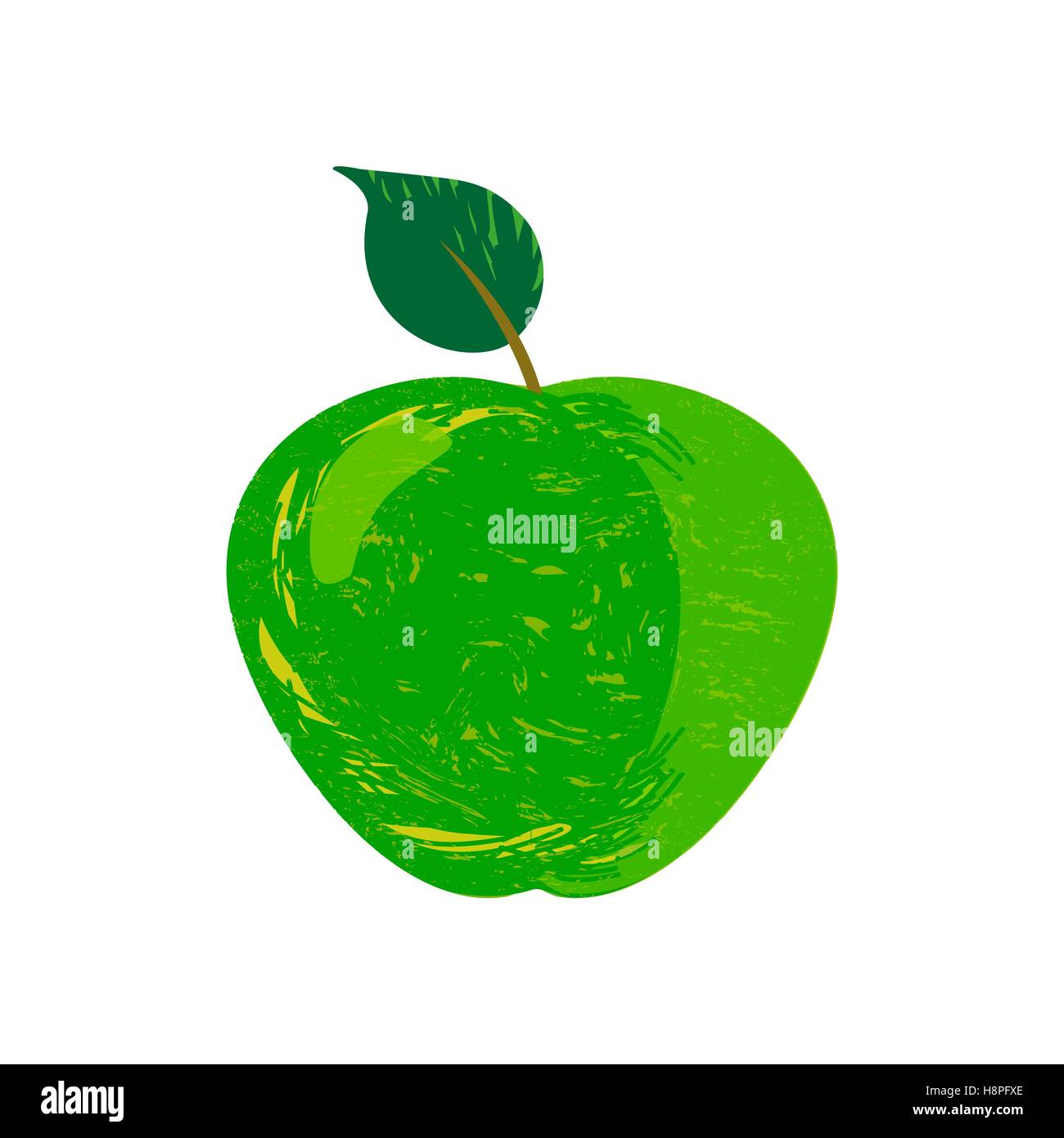 Hand drawn apple Stock Vector Image & Art - Alamy