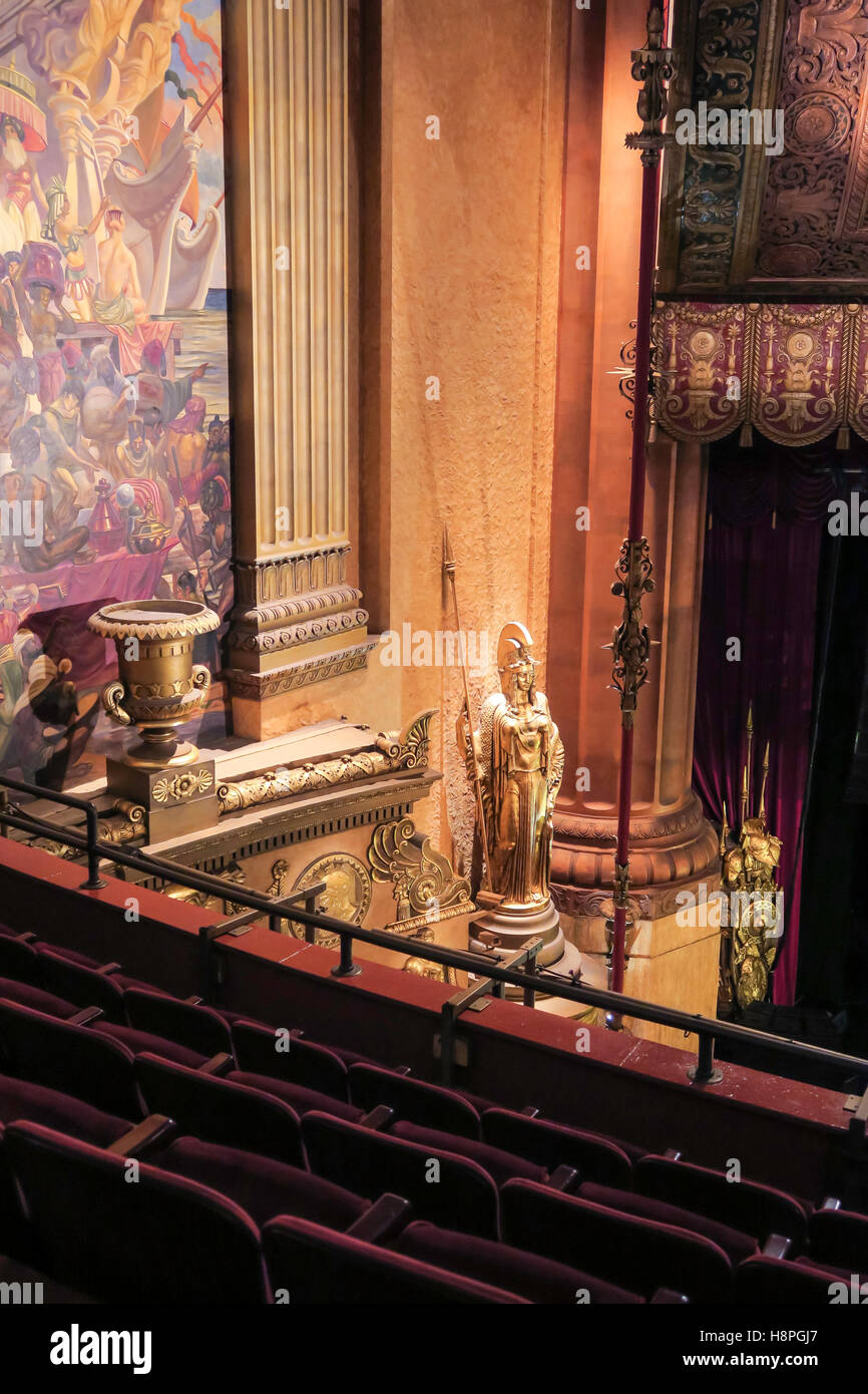 Beacon Theatre Interior, NYC, USA Stock Photo