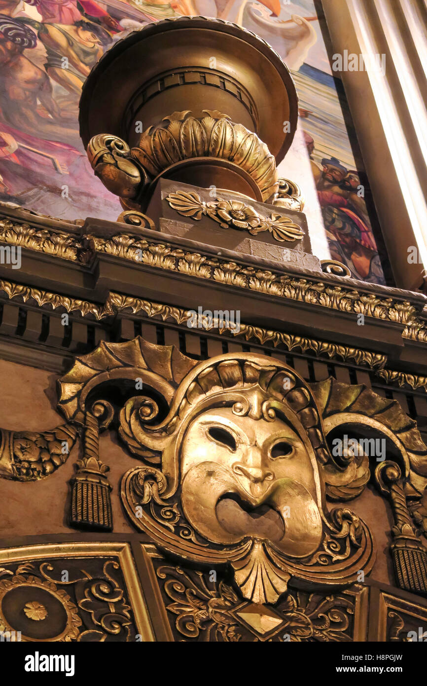 Beacon Theatre Interior, NYC, USA Stock Photo