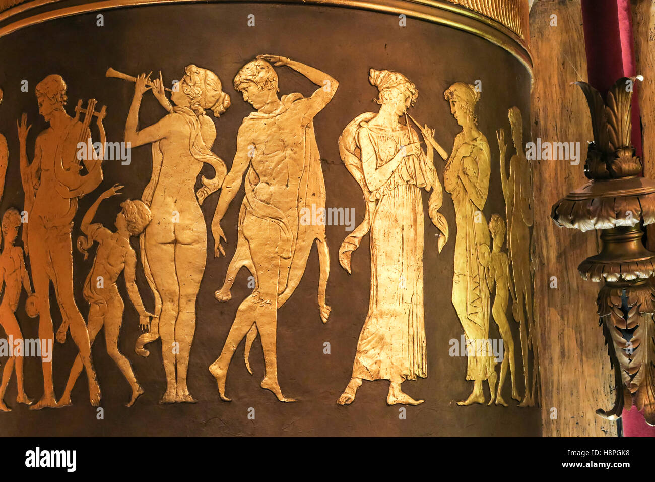 Beacon Theatre Interior, NYC, USA Stock Photo