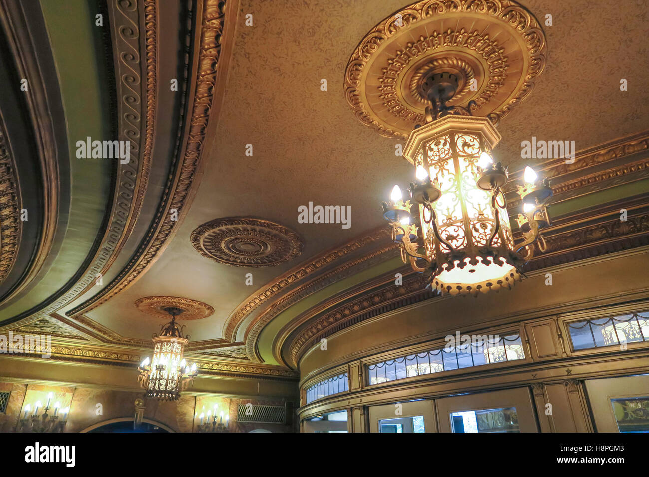 Beacon Theatre Interior, NYC, USA Stock Photo