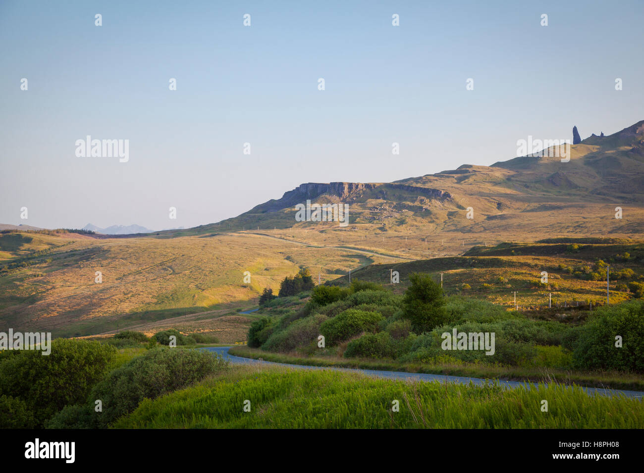 Trotternish landscape, Isle of Skye, Scotland Stock Photo