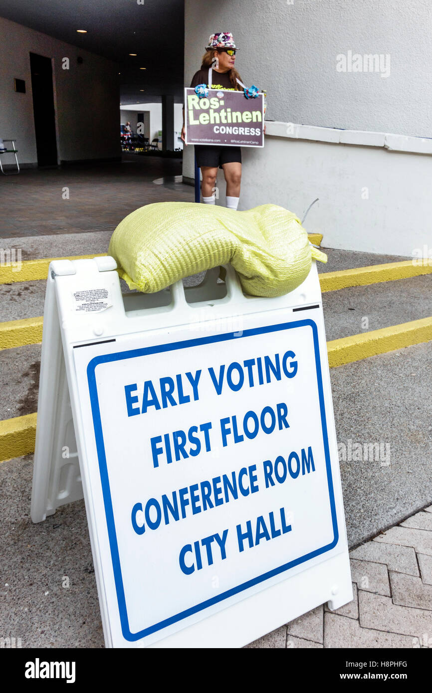 Miami Beach Florida,polling place,station,presidential elections,early
