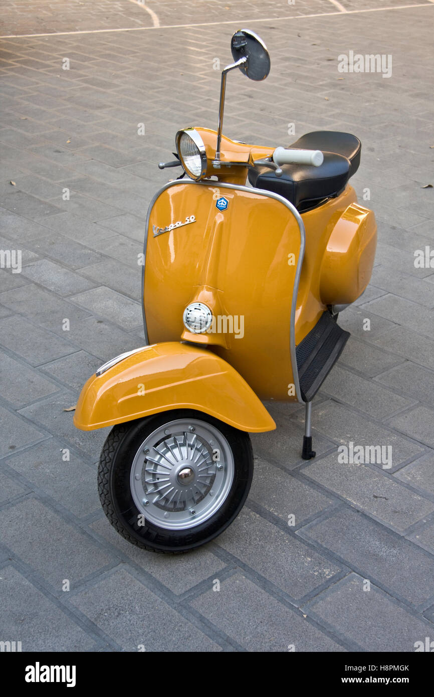Piaggio Vespa 50 special, 1965, restored Italian vintage scooter Stock Photo