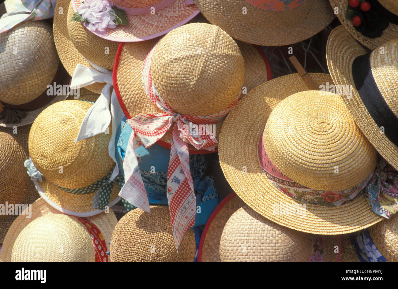 Sun hats, sun protetion Stock Photo