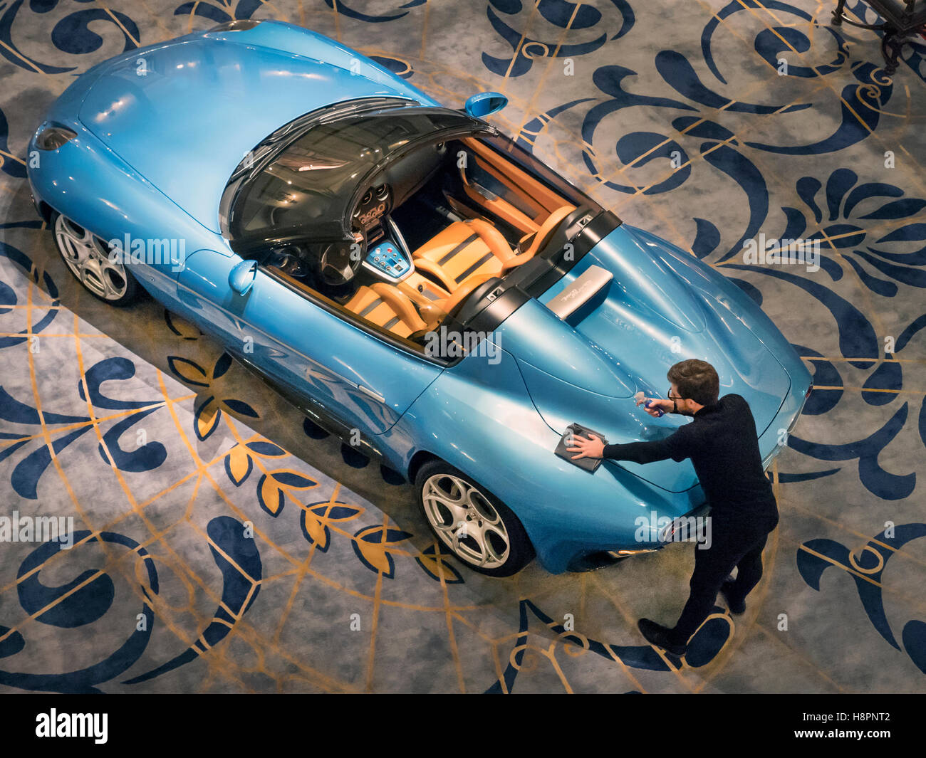 16 Alfa Romeo Disco Volante Spyder By Touring Superleggera Of Stock Photo Alamy