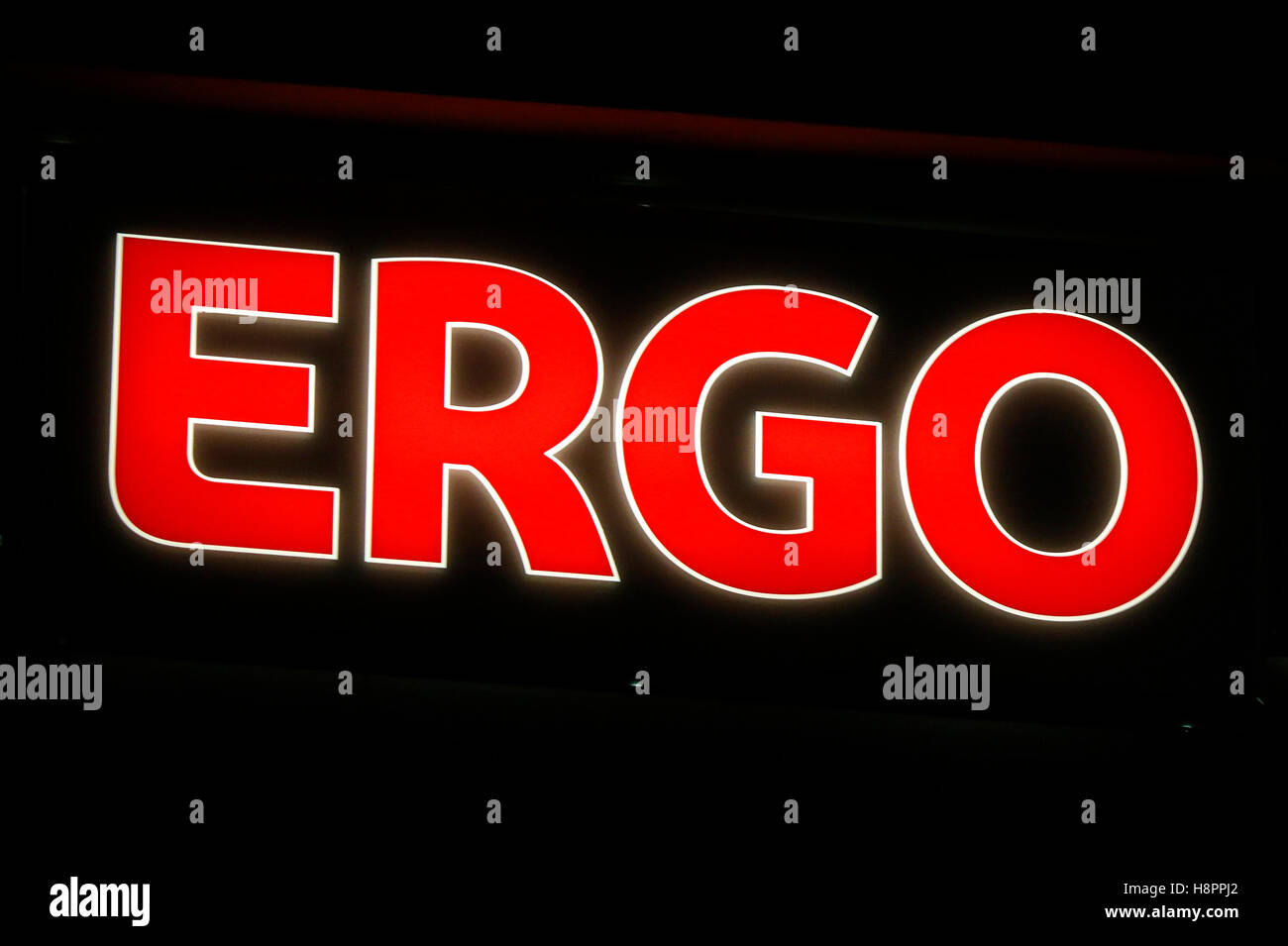Ergo logo hi-res stock photography and images - Alamy