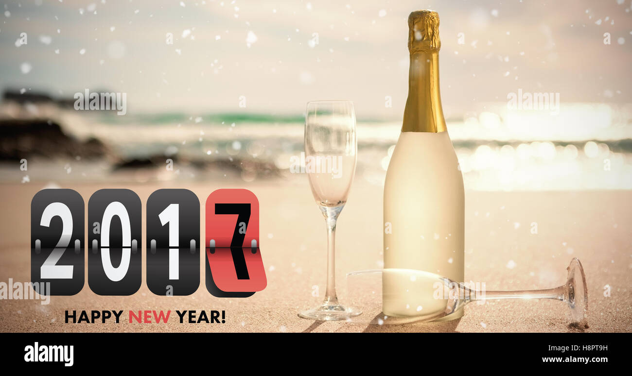 Composite image of 2017 message Stock Photo - Alamy