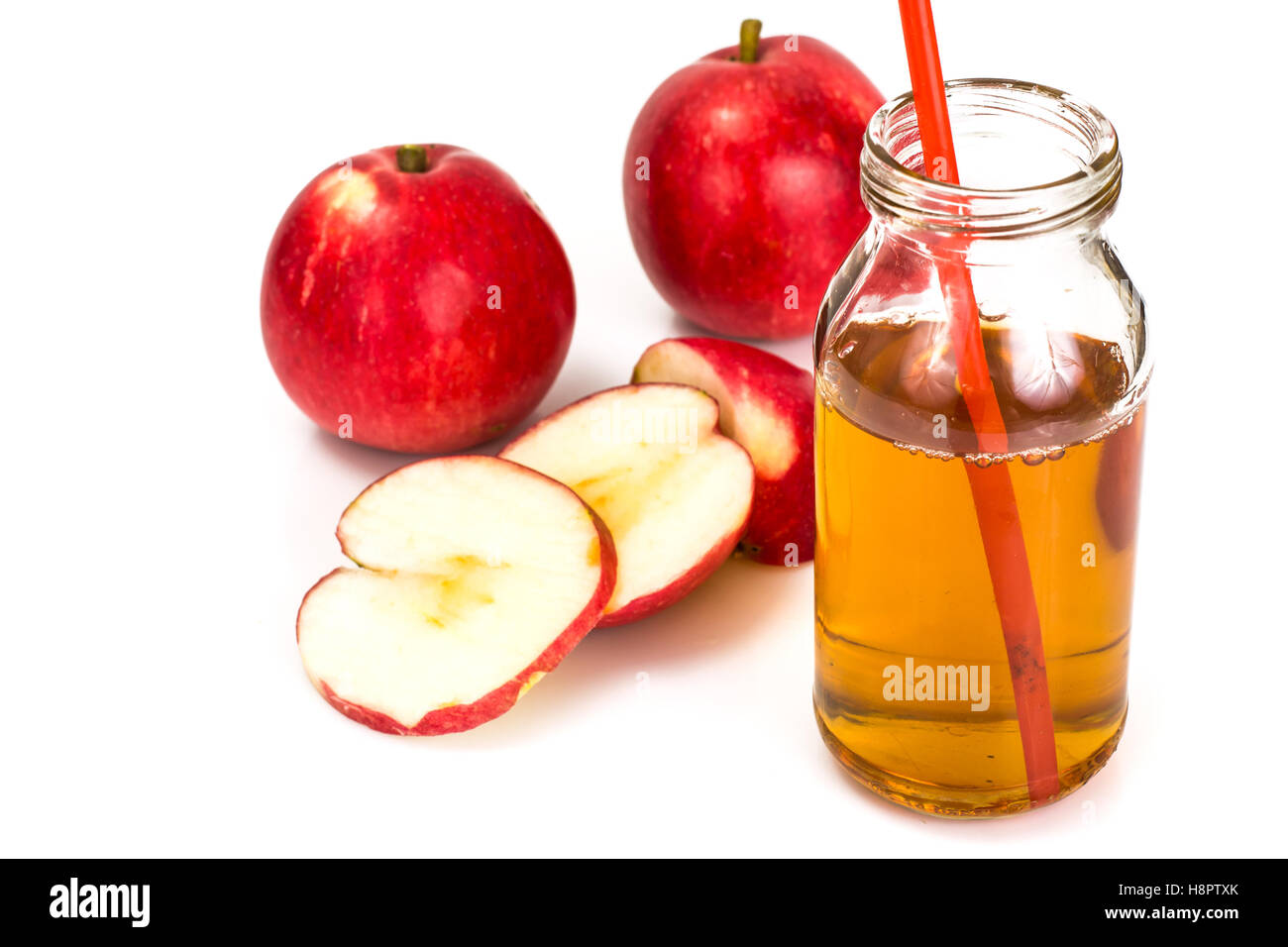 Sweet Tasty Vitamin Apple Juice Stock Photo Alamy