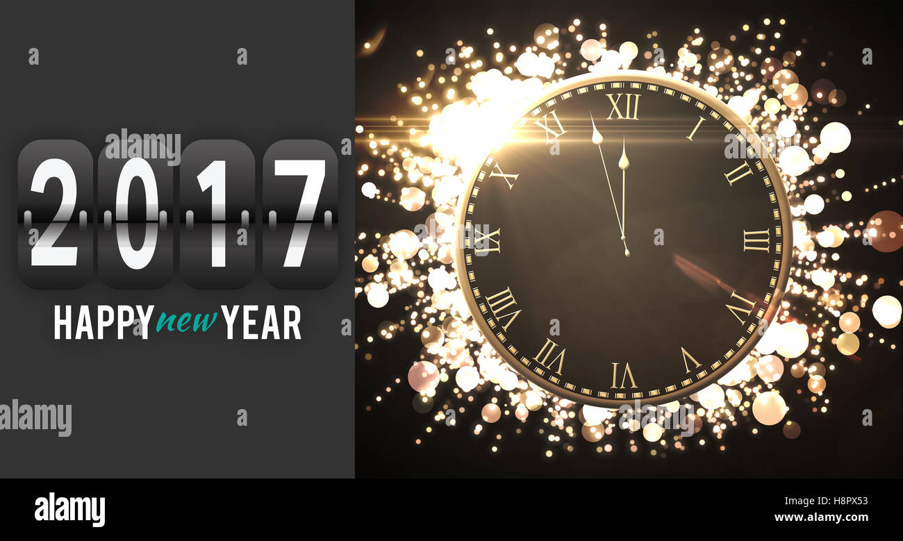Composite image of 2017 message Stock Photo - Alamy