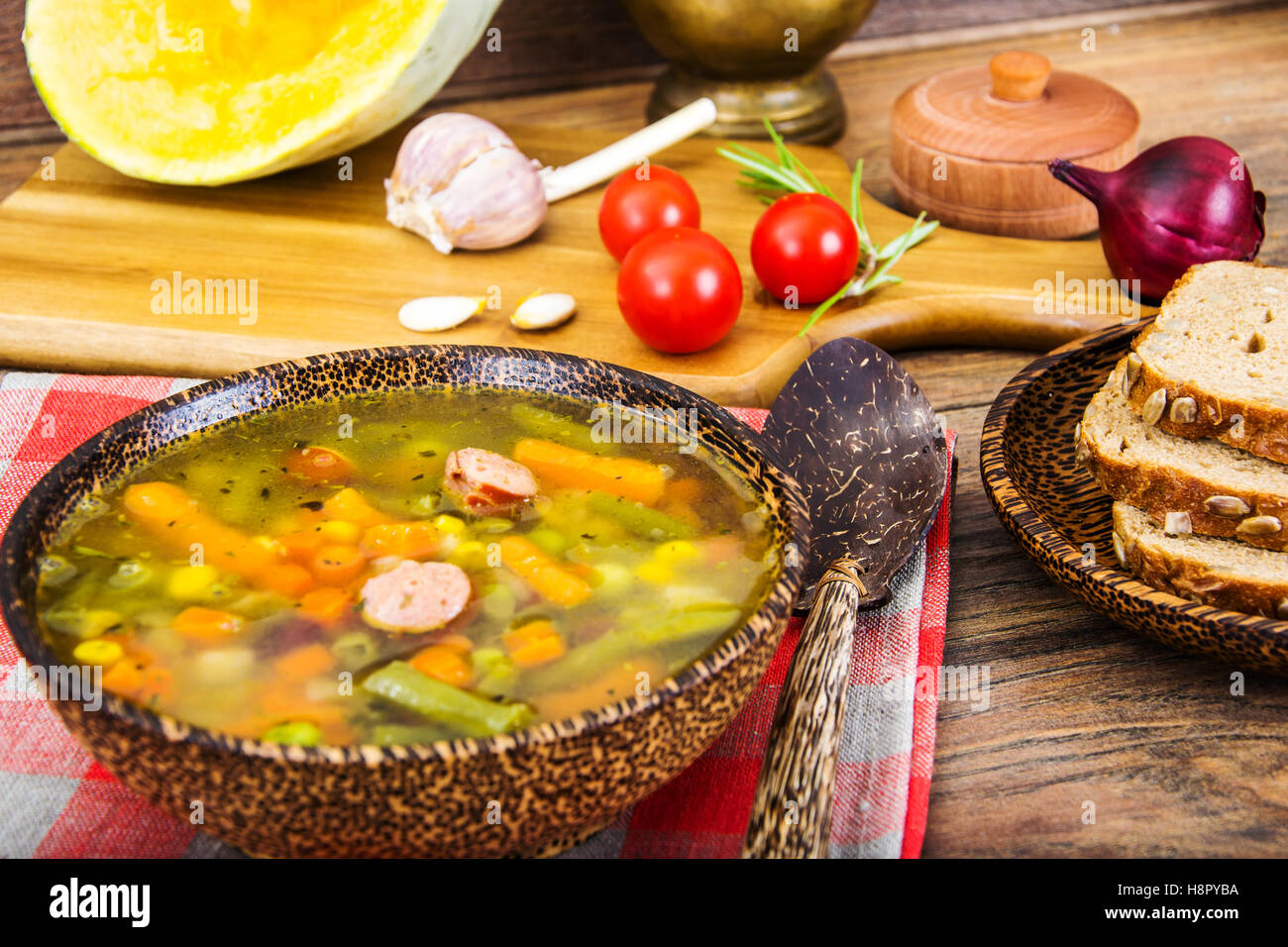 VEGETABLE SOUP NUTRITION INFORMATION visual data 7