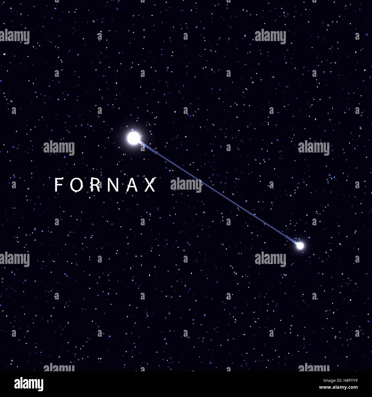 Fornax constellation Stock Vector Images - Alamy