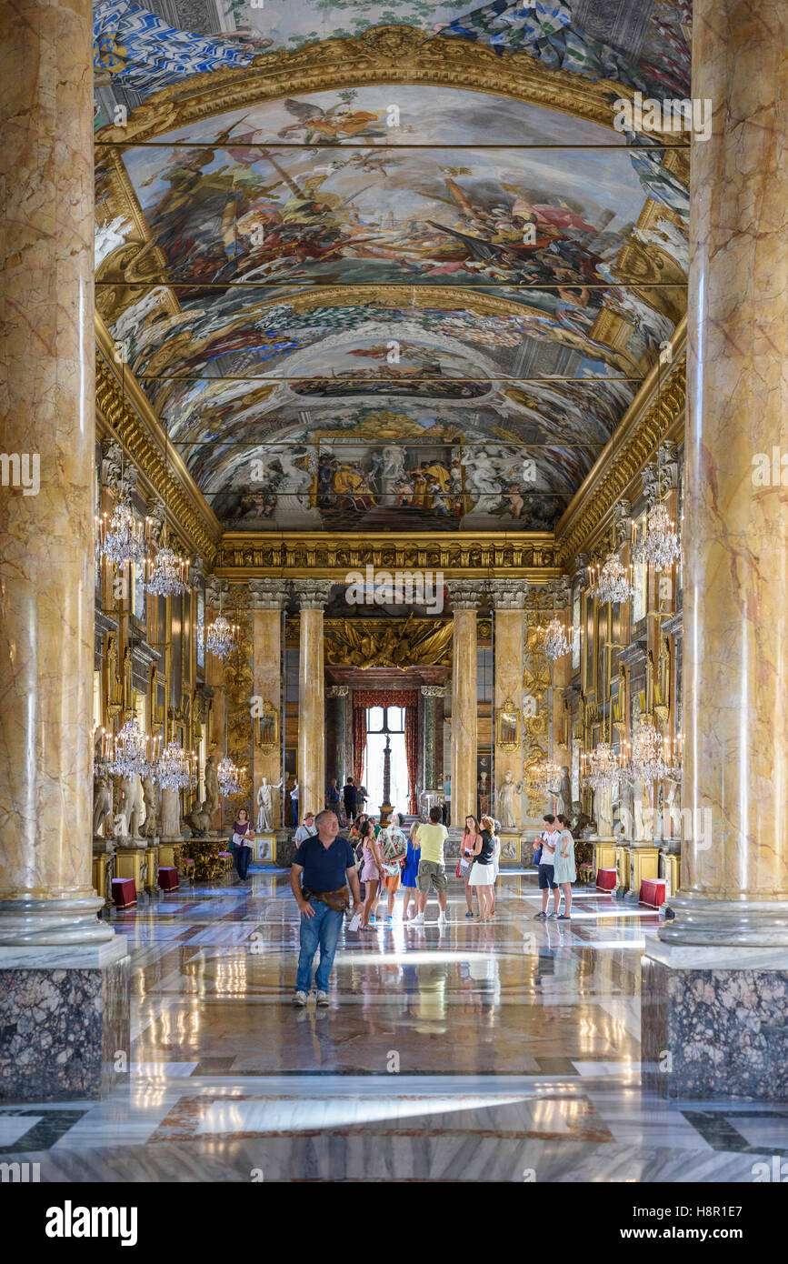 Rome. Italy. Galleria Colonna. Palazzo Colonna has belonged to the Colonna family for over twenty generations. Stock Photo