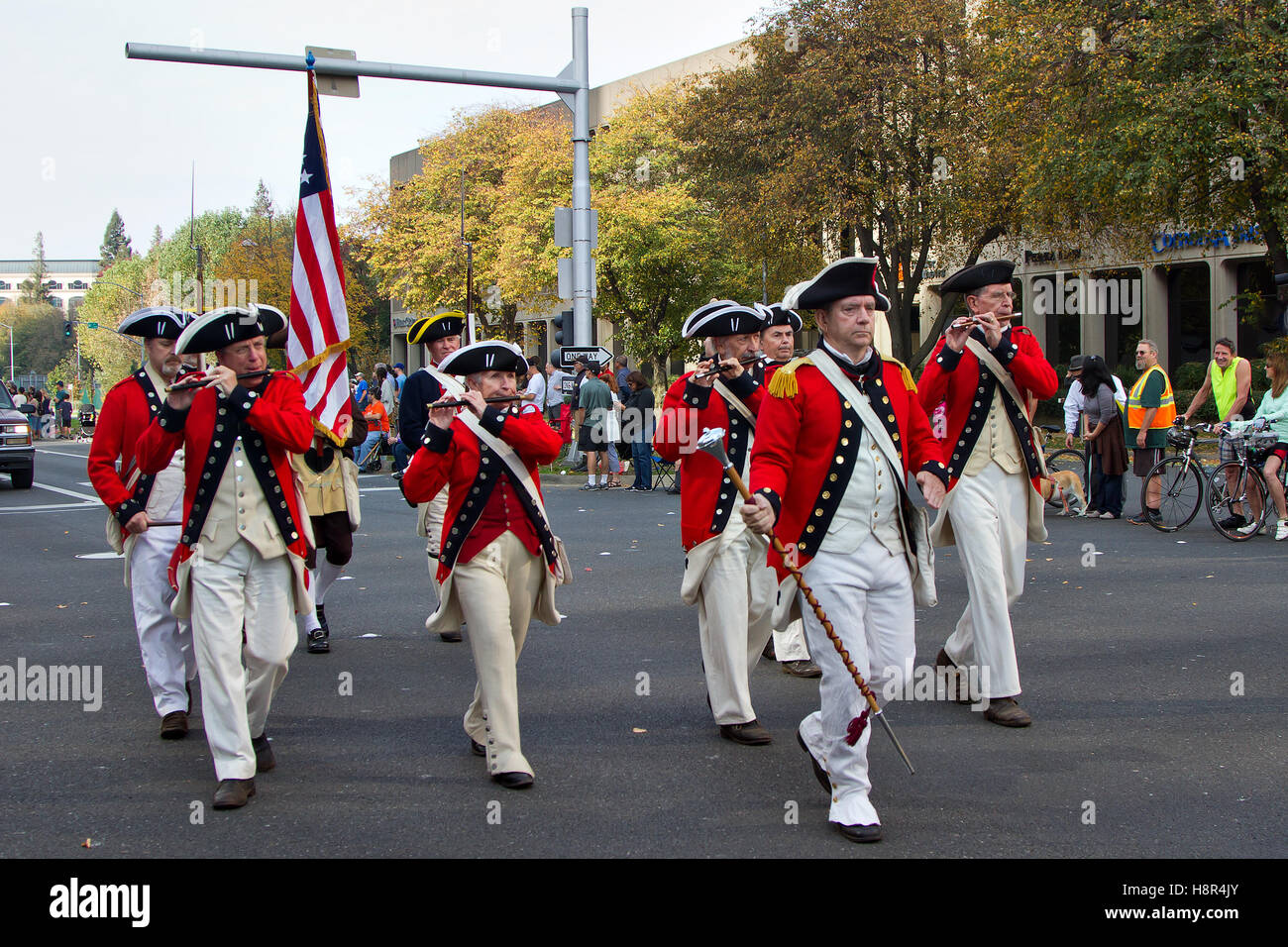 Sacramento Veteran's Day Parade Stock Photo Alamy