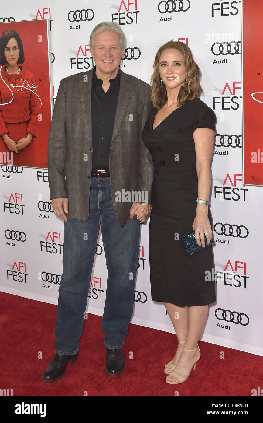 Hollywood, California. 14th Nov, 2016. Bruce Boxleitner and his wife