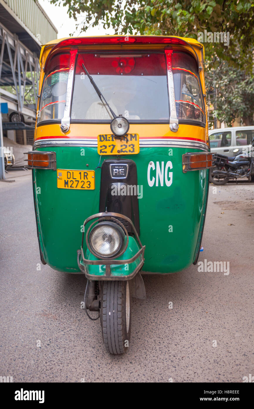 Tuk tuk vehicles in India, the cheap and ubiquitous form of transport  around cities Stock Photo - Alamy