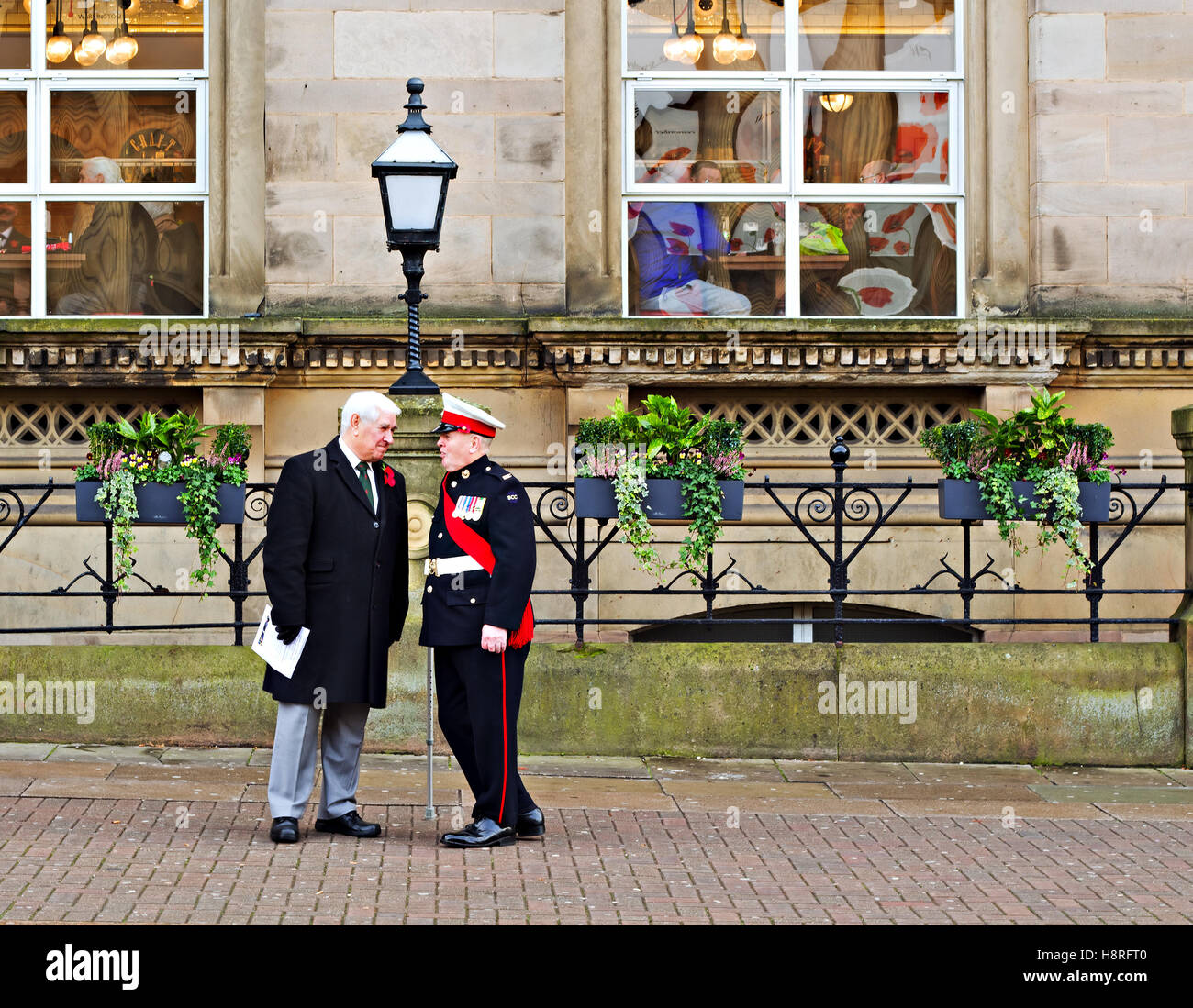 Remembrance day parade liverpool hires stock photography and images
