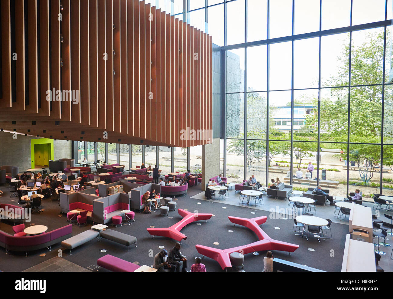 General view of the interior of the John Henry Brookes building at Oxford  Brookes University Stock Photo - Alamy