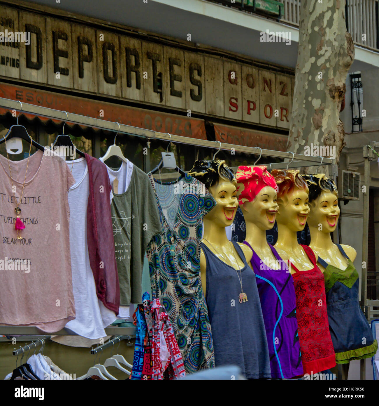 Display Of Vintage Clothing On Antique Mannequins by Stocksy