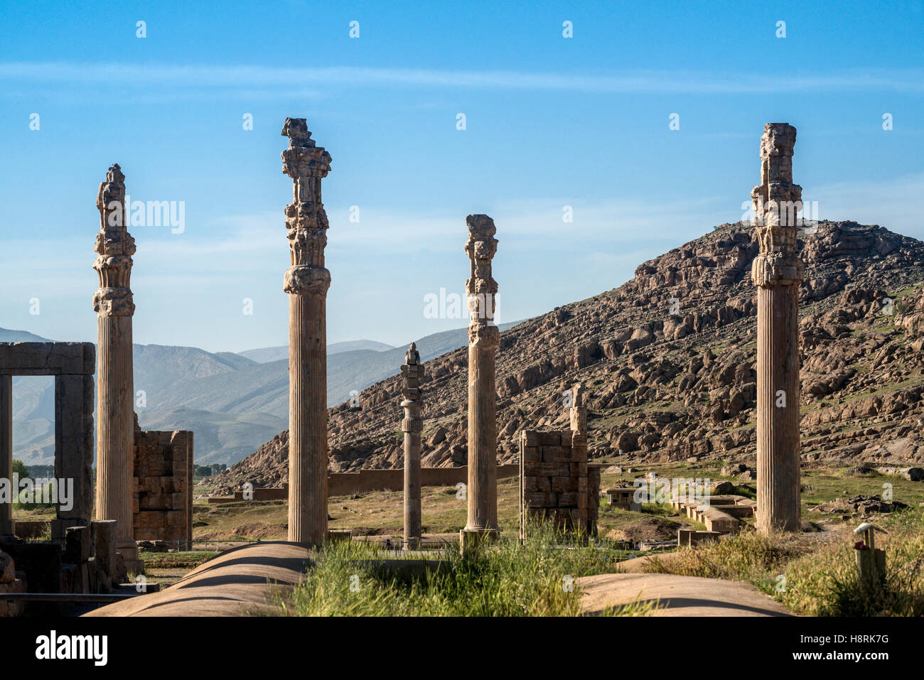 Ruins of Persepolis Iran Stock Photo