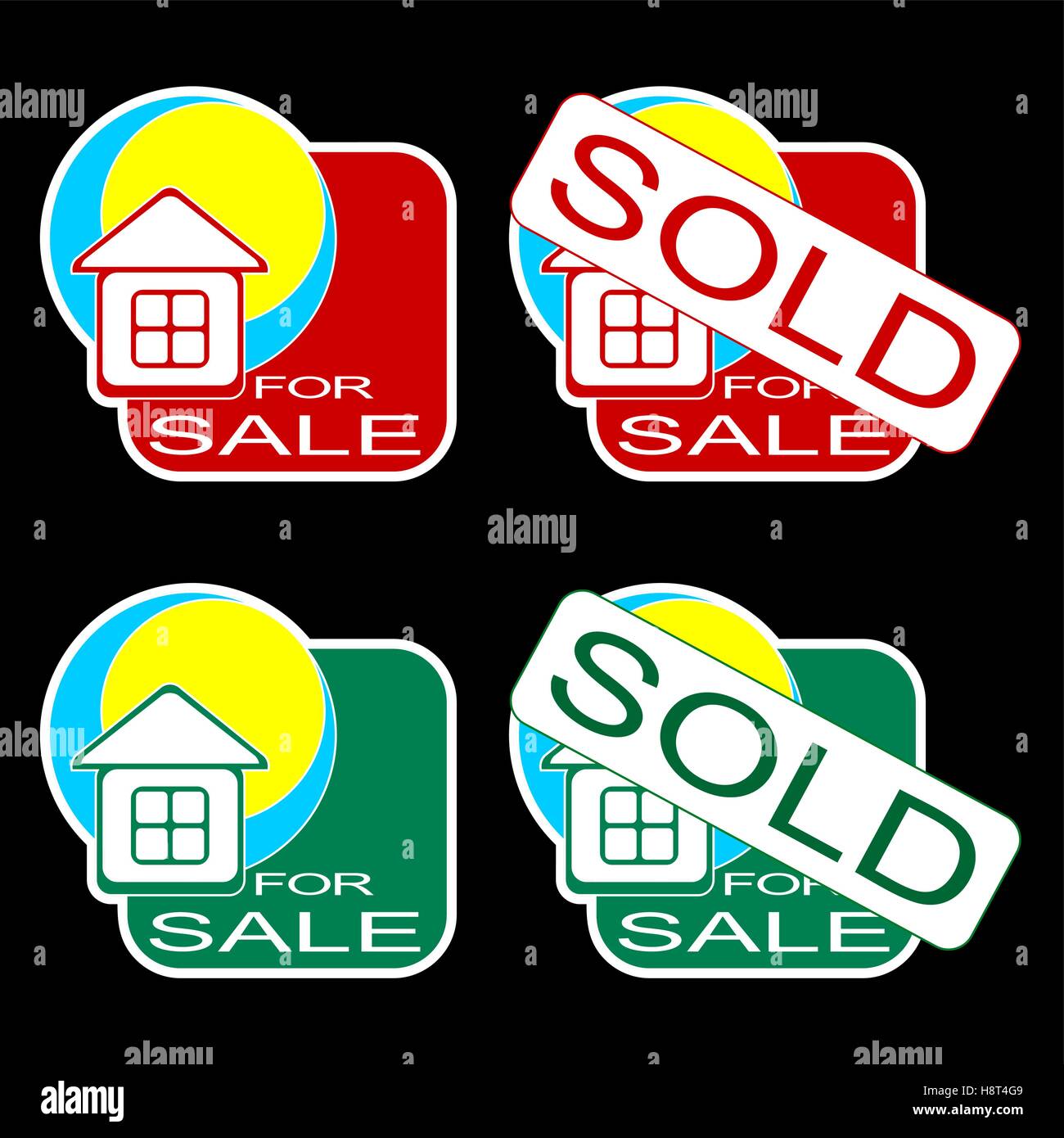House for sale Stock Vector Image & Art Alamy