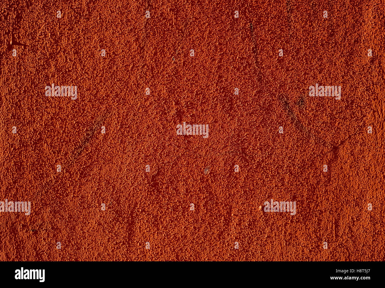 red plaster wall covering Stock Photo