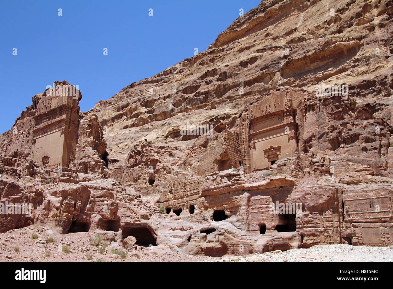 City made in rocks, Petra, Jordan Stock Photo - Alamy