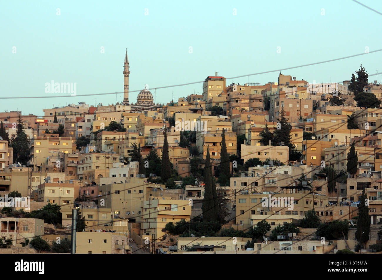 Capitol of Jordan - Amman. Stock Photo