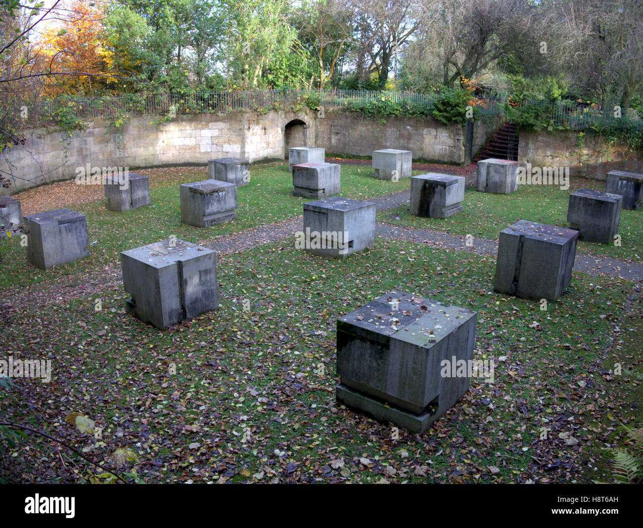 art exhibition memorial bellahouston park glasgow Stock Photo