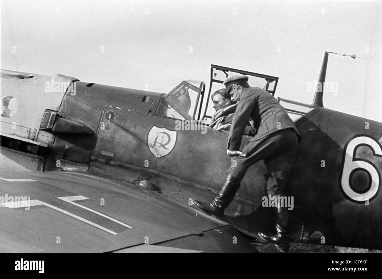 Messerschmitt Bf109 Stock Photo