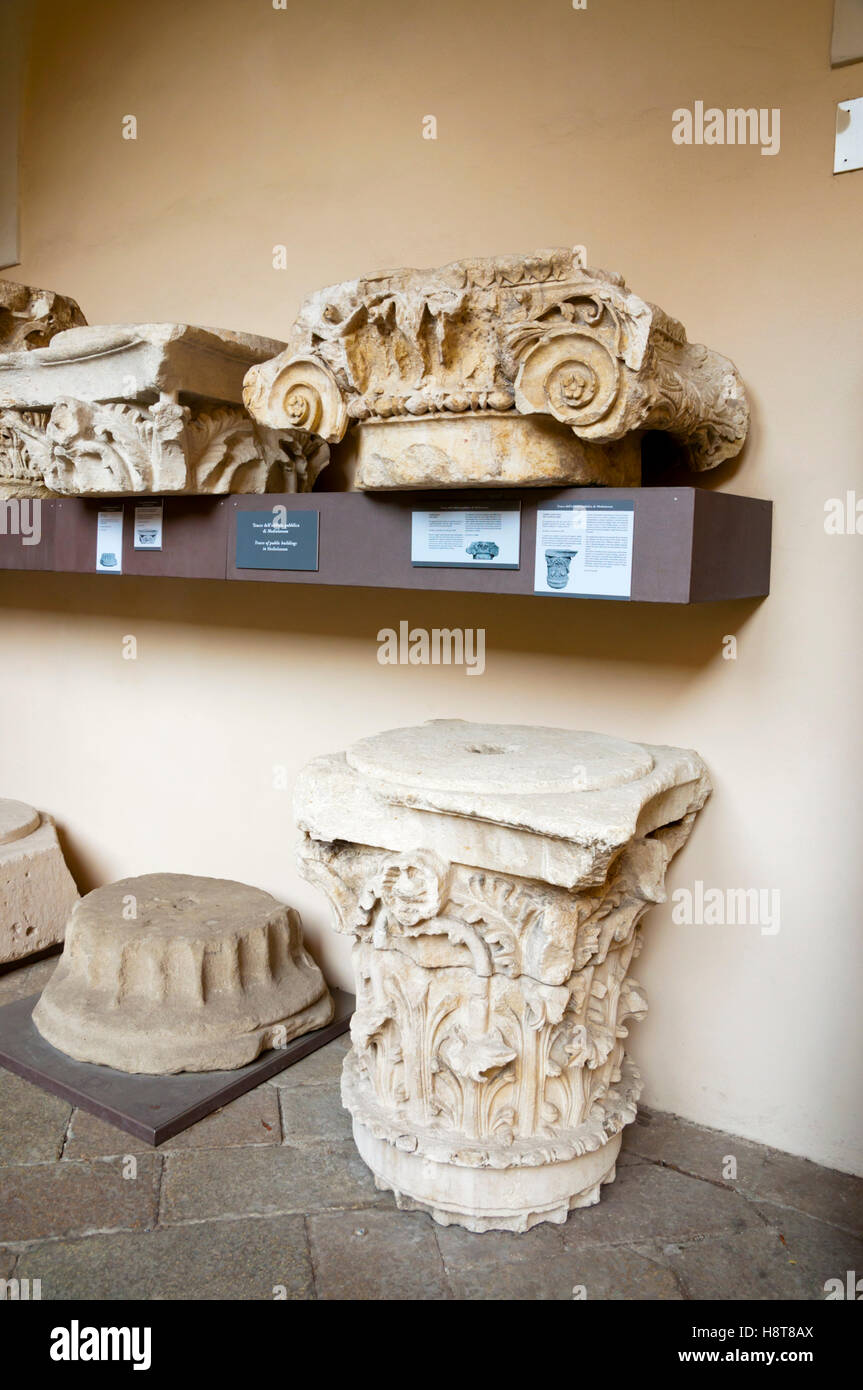 Museo Archeologico, Ardcheological museum, Corso Magenta, Milan, Lombardy, Italy Stock Photo